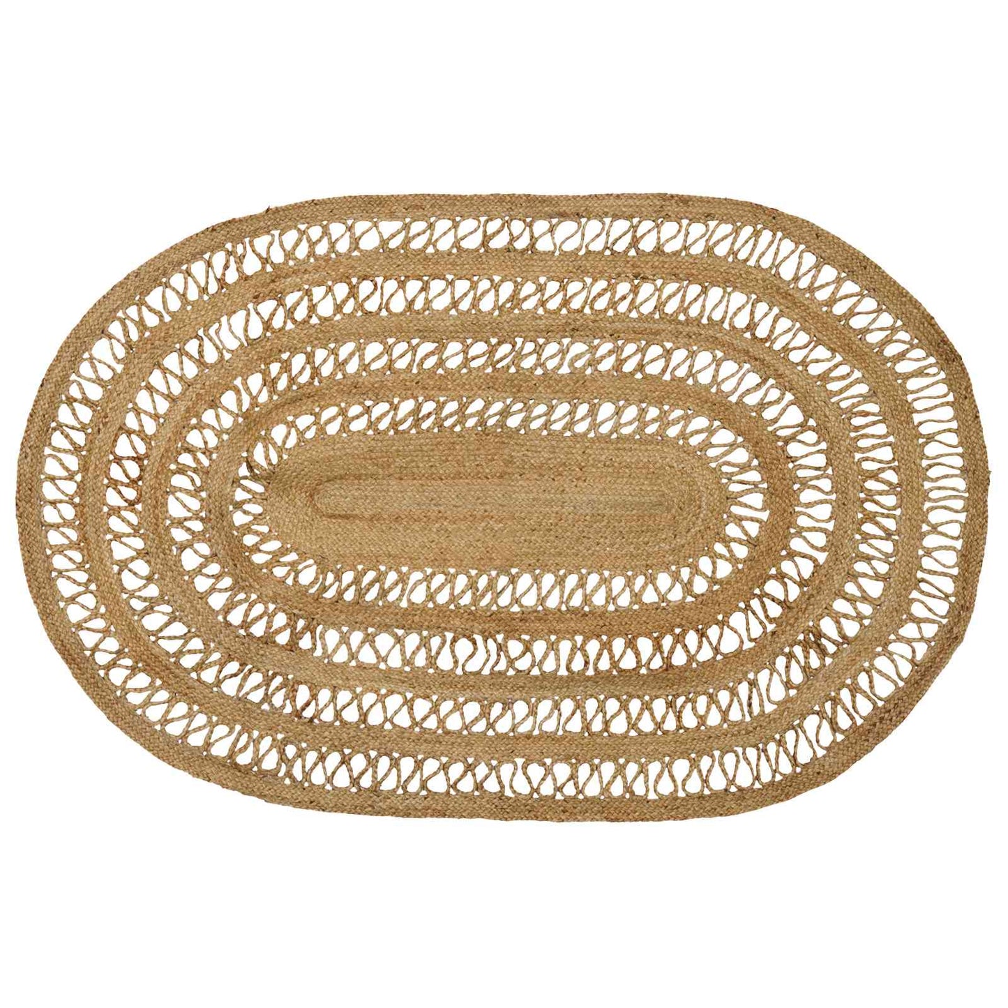 vidaXL Area Rugs Natural 122 x 183 cm Jute
