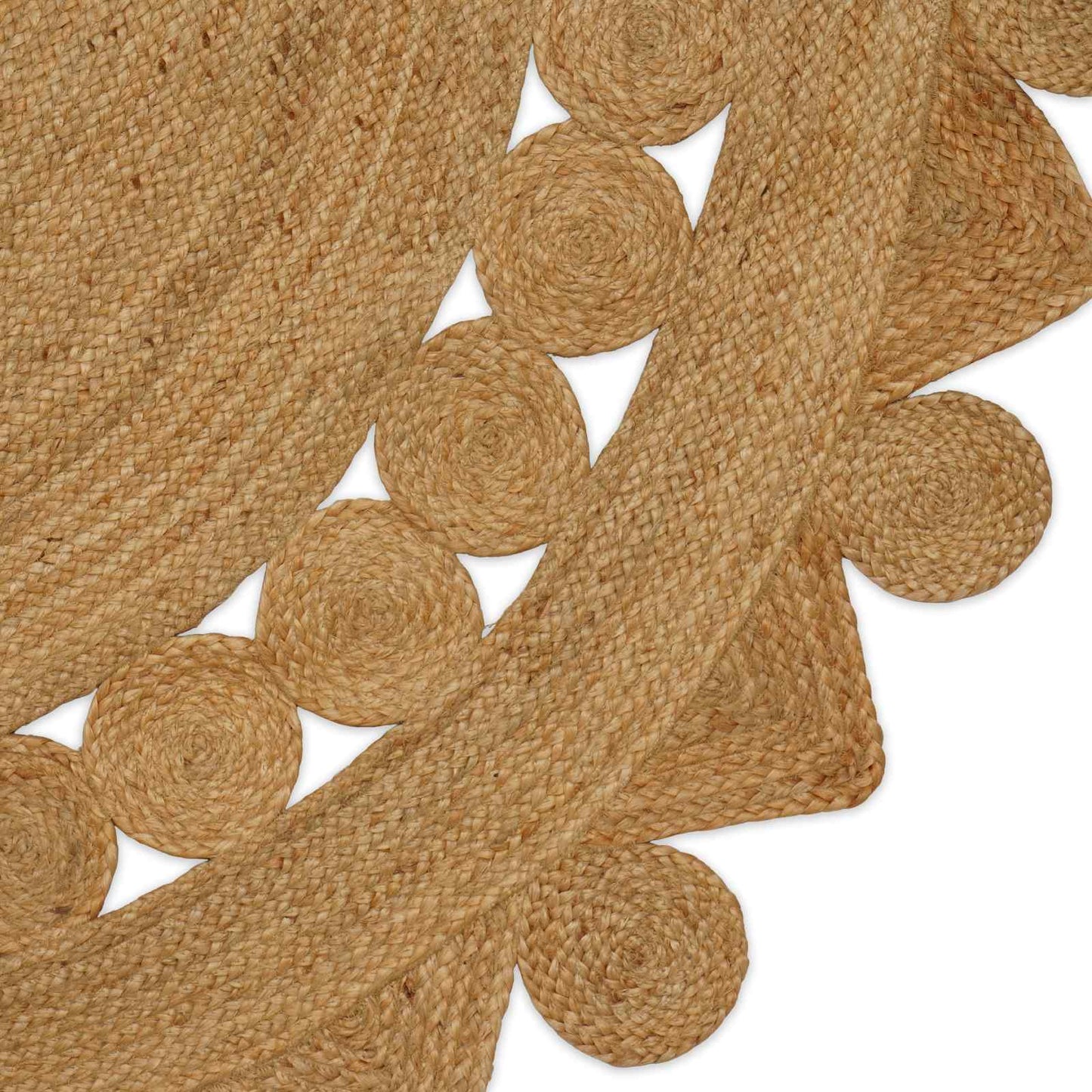 vidaXL Area Rugs Natural Ø 240 cm Jute