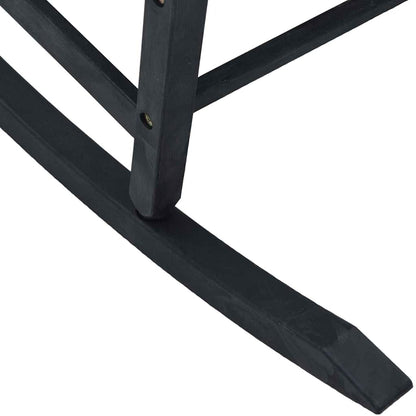 vidaXL Rocking Chair Black 84 x 65 x 114 cm Resin