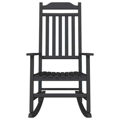 vidaXL Rocking Chair Black 84 x 65 x 114 cm Resin