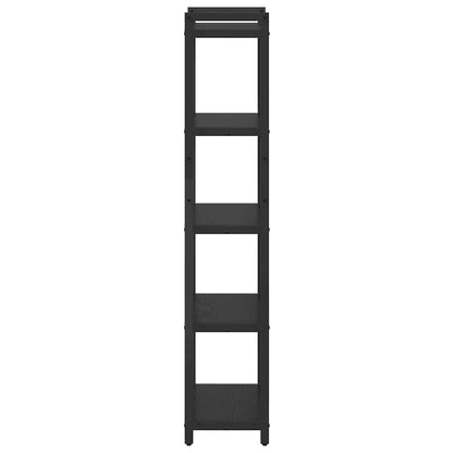 vidaXL Bookshelf 40 x 30 x 155 cm Engineered Wood Black Oak