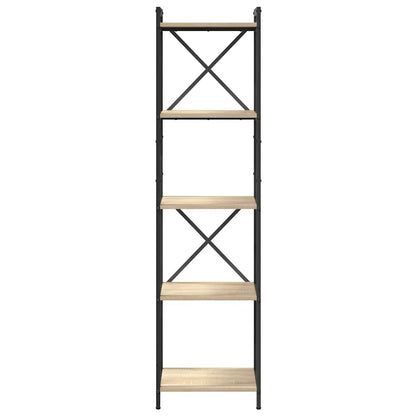 vidaXL Bookshelf 40 x 30 x 155 cm Engineered Wood Sonoma Oak