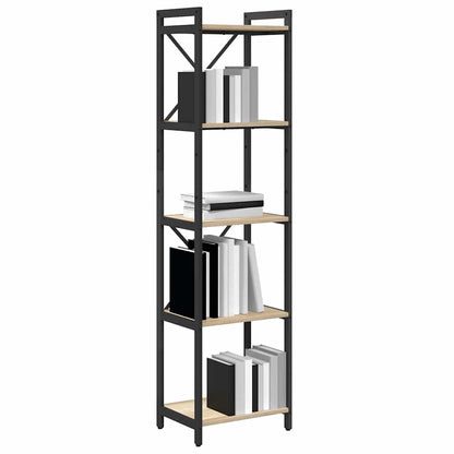 vidaXL Bookshelf 40 x 30 x 155 cm Engineered Wood Sonoma Oak