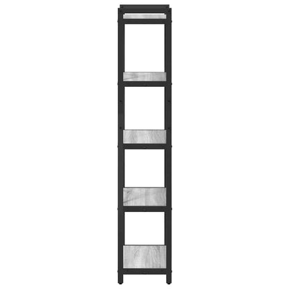 vidaXL Bookshelf 40 x 30 x 155 cm Engineered Wood Grey sonoma