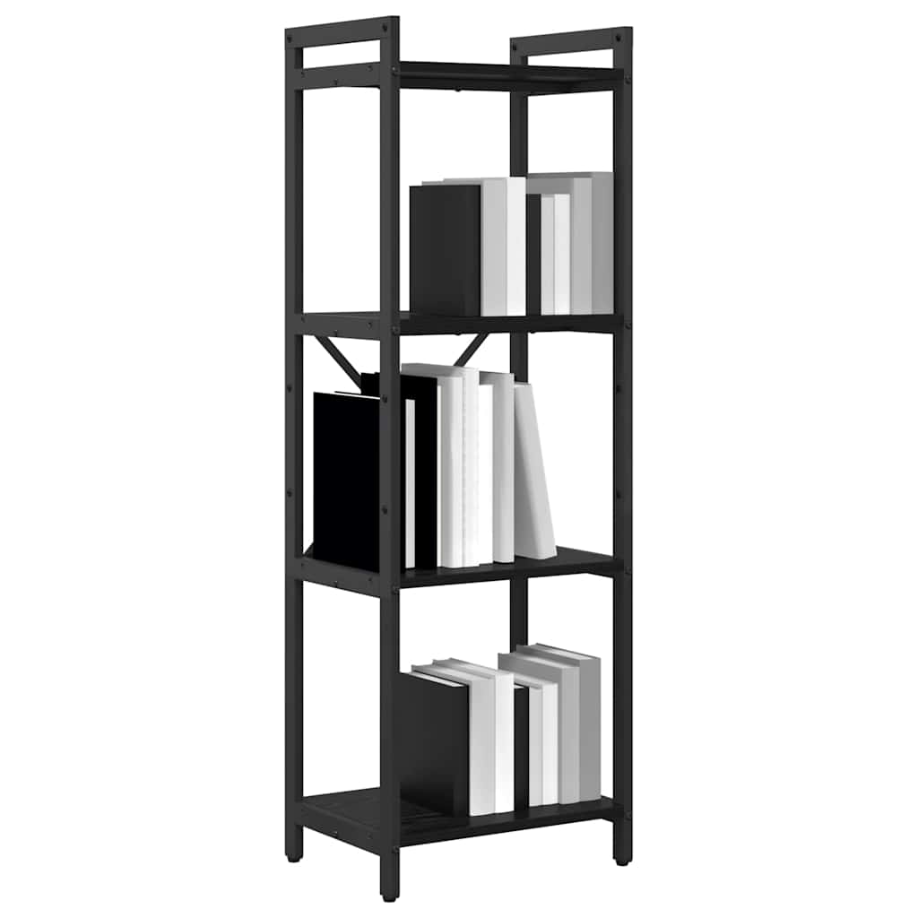vidaXL Bookshelf 40 x 30 x 119 cm Engineered Wood Black Oak