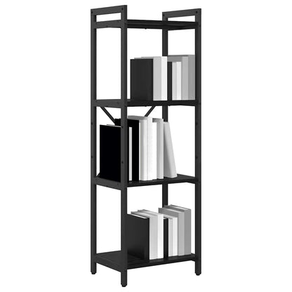 vidaXL Bookshelf 40 x 30 x 119 cm Engineered Wood Black Oak
