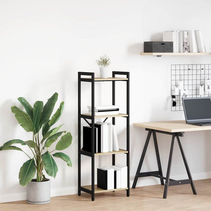 vidaXL Bookshelf 40 x 30 x 119 cm Engineered Wood Sonoma Oak