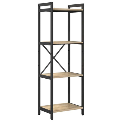 vidaXL Bookshelf 40 x 30 x 119 cm Engineered Wood Sonoma Oak