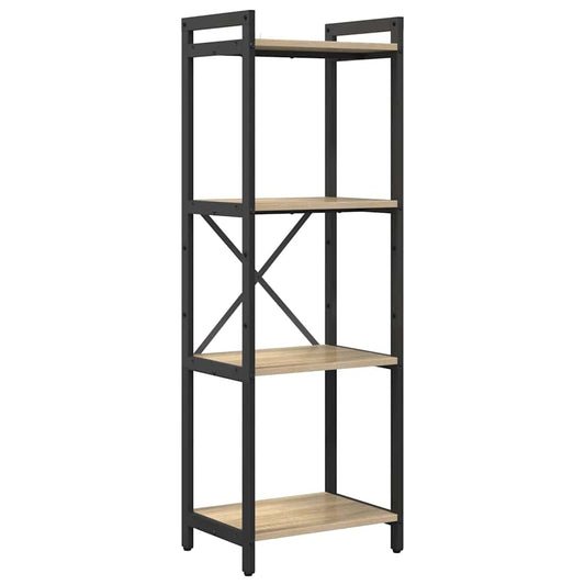 vidaXL Bookshelf 40 x 30 x 119 cm Engineered Wood Sonoma Oak