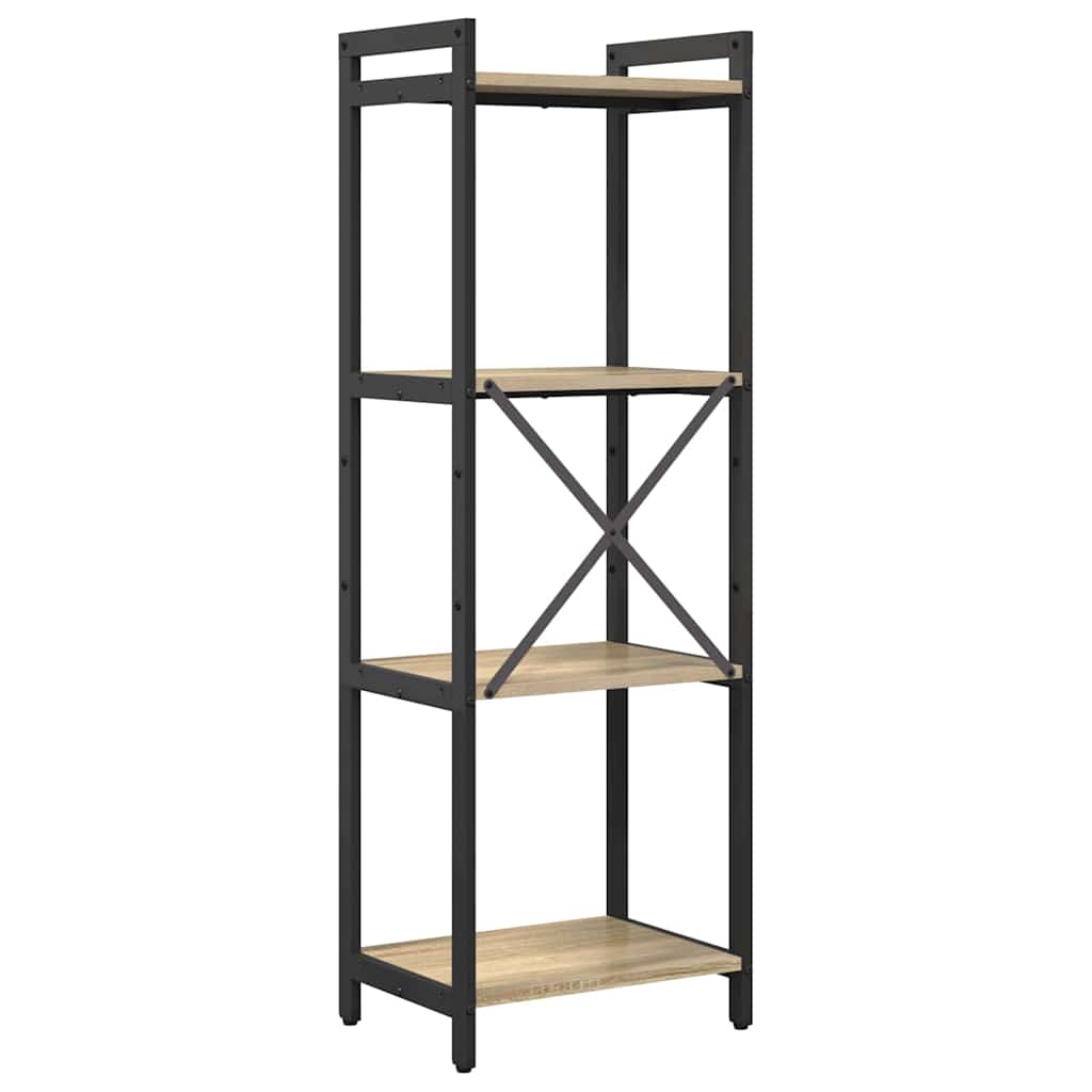 vidaXL Bookshelf 40 x 30 x 119 cm Engineered Wood Sonoma Oak