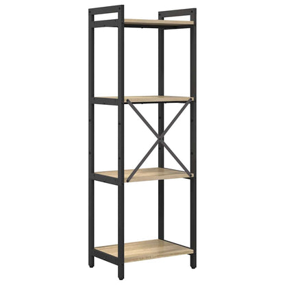 vidaXL Bookshelf 40 x 30 x 119 cm Engineered Wood Sonoma Oak