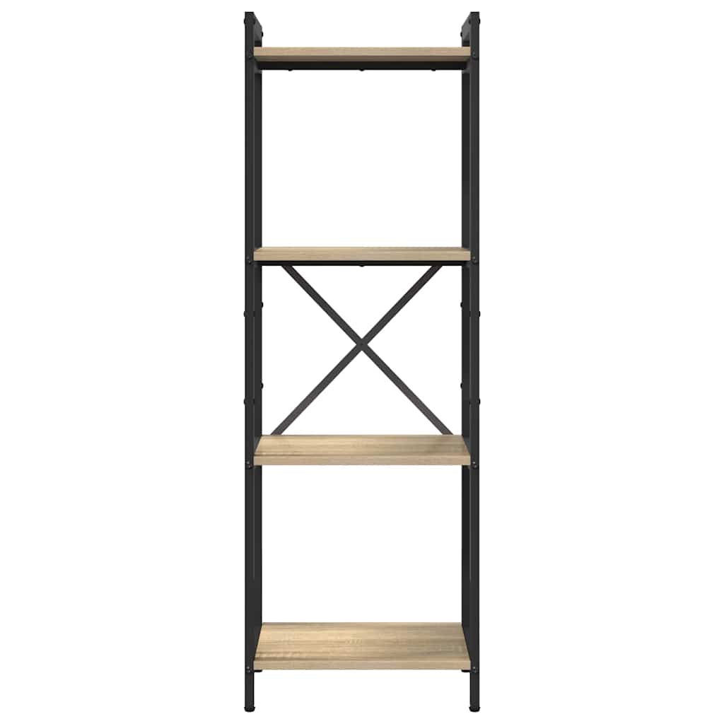 vidaXL Bookshelf 40 x 30 x 119 cm Engineered Wood Sonoma Oak