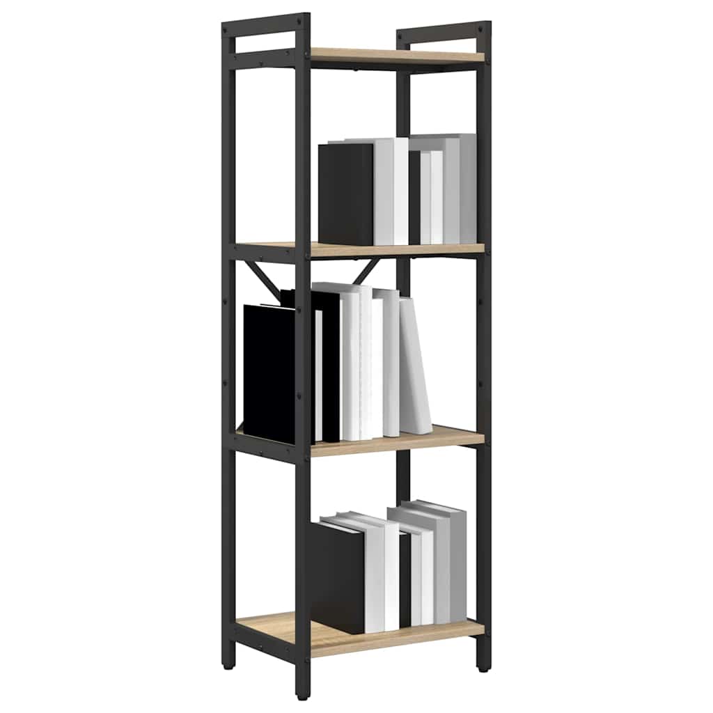 vidaXL Bookshelf 40 x 30 x 119 cm Engineered Wood Sonoma Oak