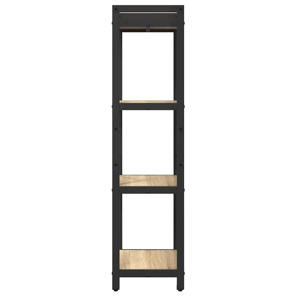 vidaXL Bookshelf 40 x 30 x 119 cm Engineered Wood Sonoma Oak