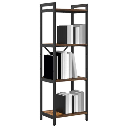 vidaXL Bookshelf 40 x 30 x 119 cm Engineered Wood Smoked Oak
