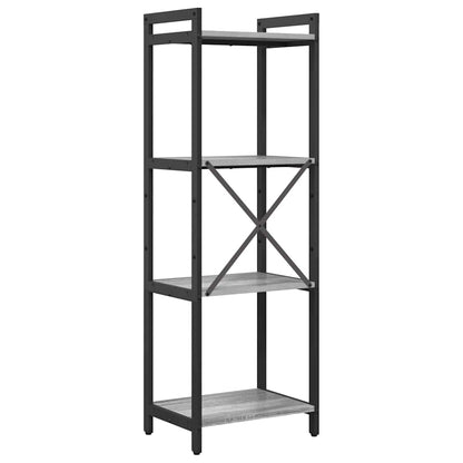 vidaXL Bookshelf 40 x 30 x 119 cm Engineered Wood Grey sonoma