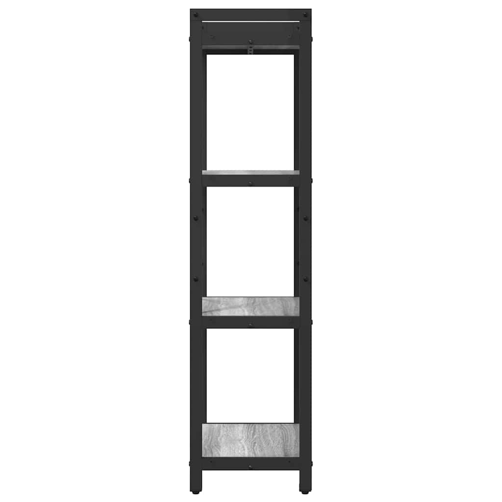 vidaXL Bookshelf 40 x 30 x 119 cm Engineered Wood Grey sonoma