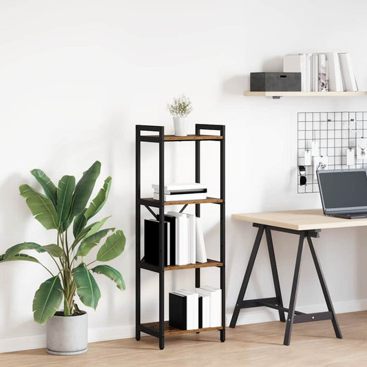 vidaXL Bookshelf 40 x 30 x 119 cm Engineered Wood Old wood