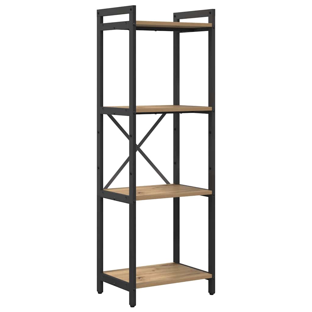 vidaXL Bookshelf 40 x 30 x 119 cm Engineered Wood Artisan Oak