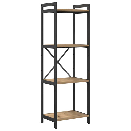 vidaXL Bookshelf 40 x 30 x 119 cm Engineered Wood Artisan Oak