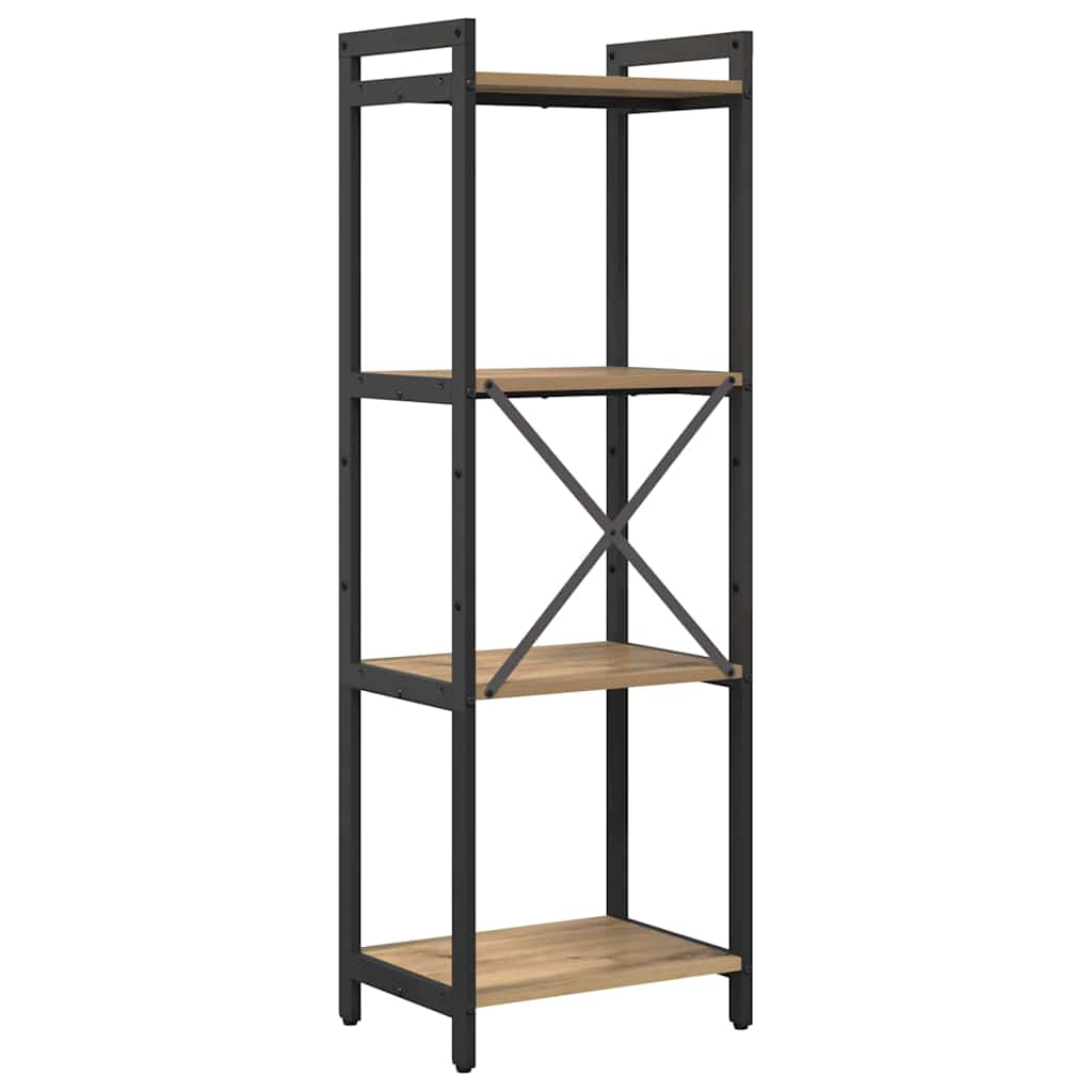vidaXL Bookshelf 40 x 30 x 119 cm Engineered Wood Artisan Oak