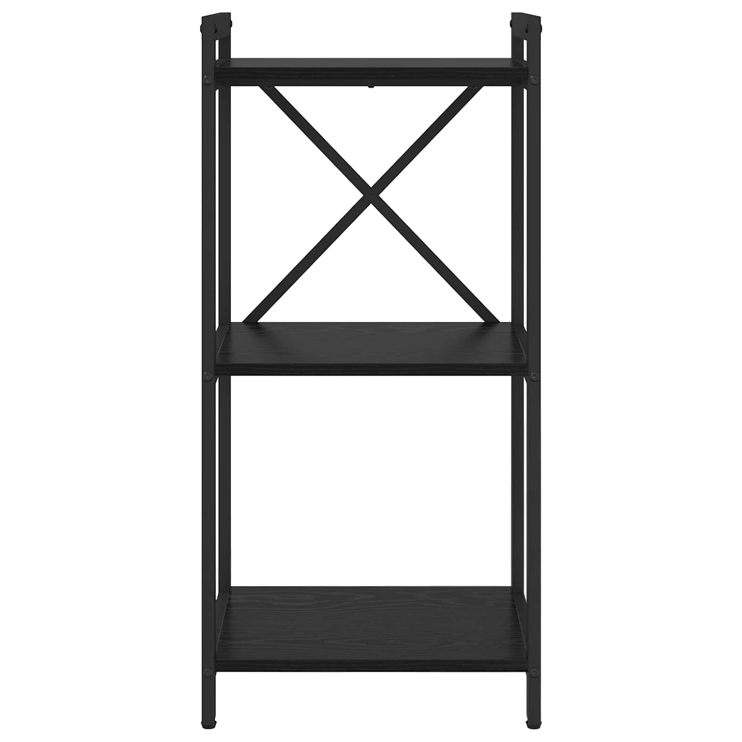 vidaXL Bookshelf Black Oak 40 x 30 x 85 cm Engineered Wood