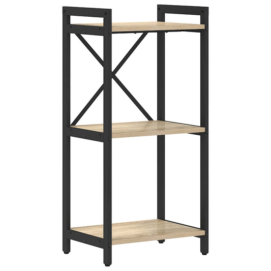 vidaXL Bookshelf 40 x 30 x 85 cm Engineered Wood Sonoma Oak