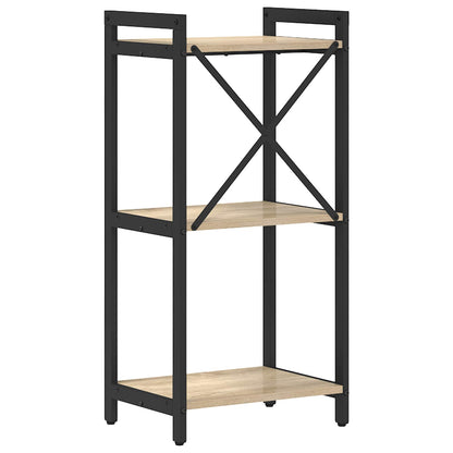 vidaXL Bookshelf Sonoma Oak 40 x 30 x 85 cm Engineered Wood