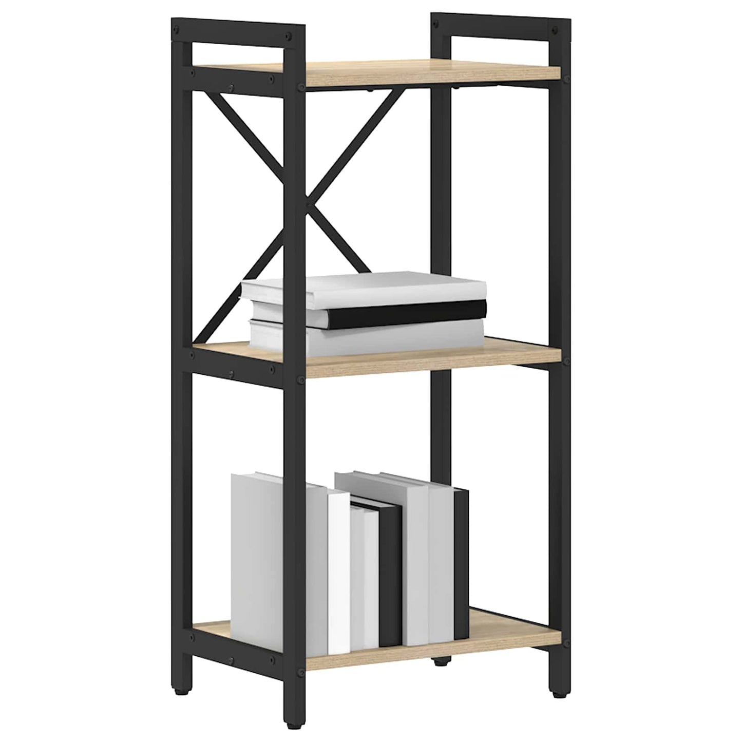 vidaXL Bookshelf Sonoma Oak 40 x 30 x 85 cm Engineered Wood