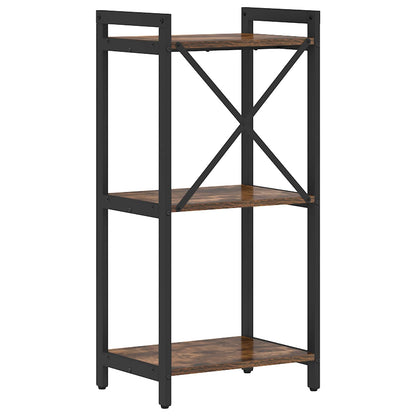 vidaXL Bookshelf Smoked Oak 40 x 30 x 85 cm Engineered Wood