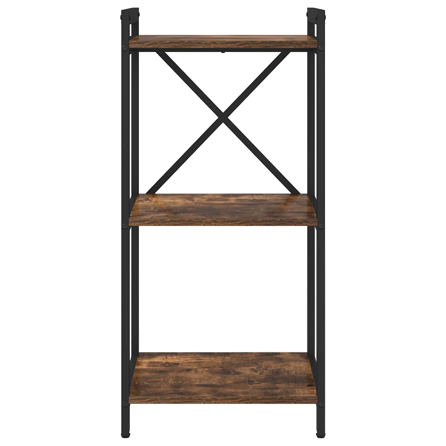 vidaXL Bookshelf Smoked Oak 40 x 30 x 85 cm Engineered Wood