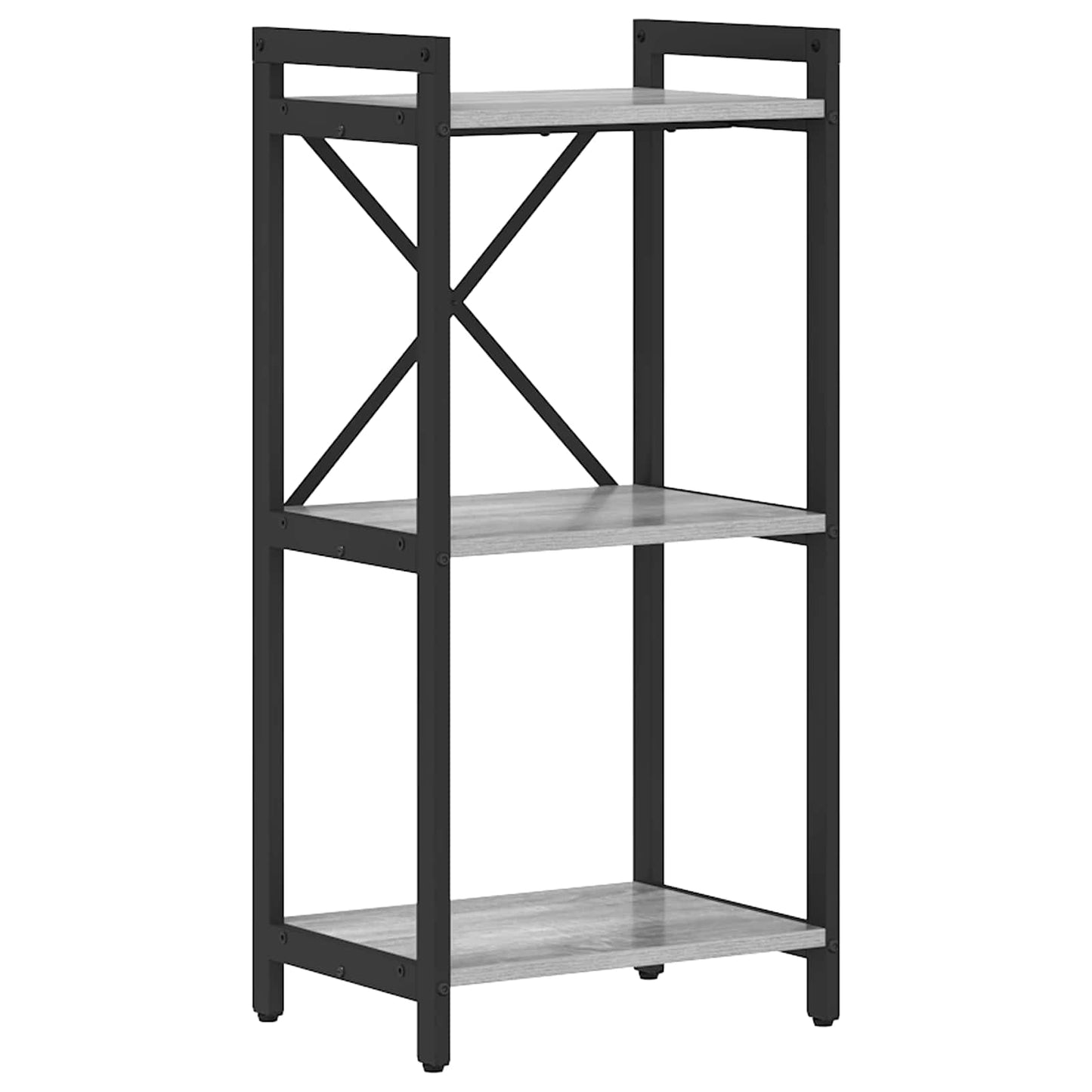 vidaXL Bookshelf Grey sonoma 40 x 30 x 85 cm Engineered Wood