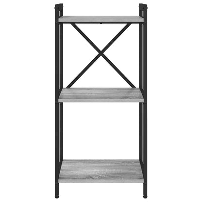 vidaXL Bookshelf Grey sonoma 40 x 30 x 85 cm Engineered Wood