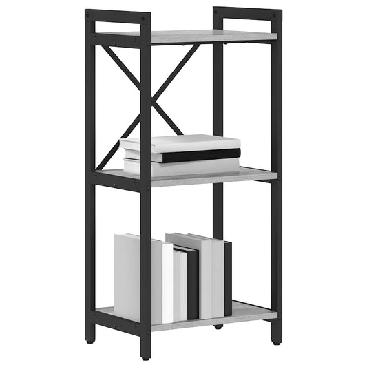 vidaXL Bookshelf 40 x 30 x 85 cm Engineered Wood Grey sonoma