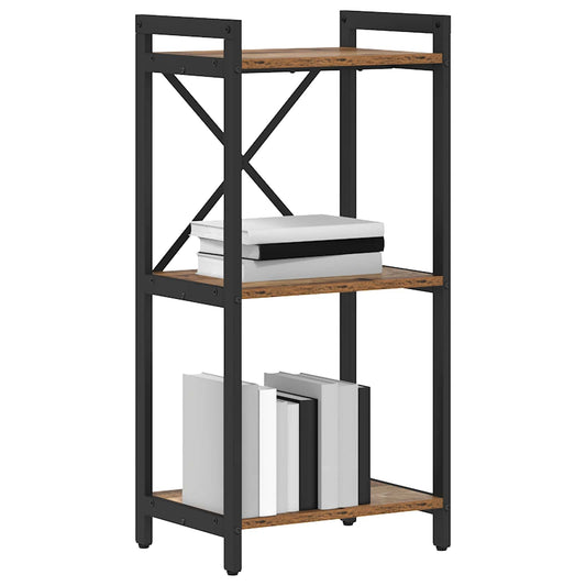 vidaXL Bookshelf 40 x 30 x 85 cm Engineered Wood Old wood