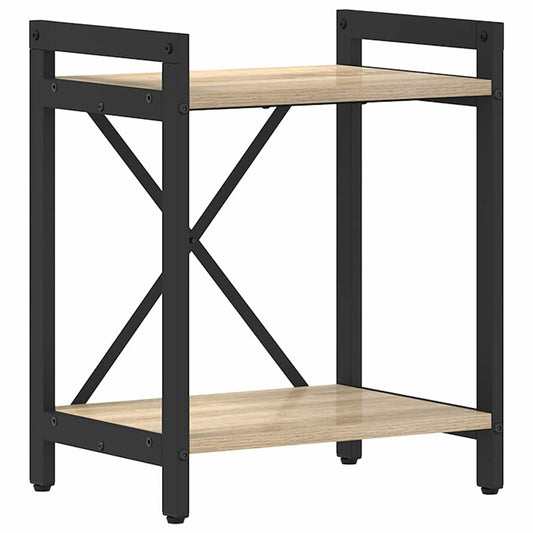 vidaXL Bookshelf 40 x 30 x 50 cm Engineered Wood Sonoma Oak