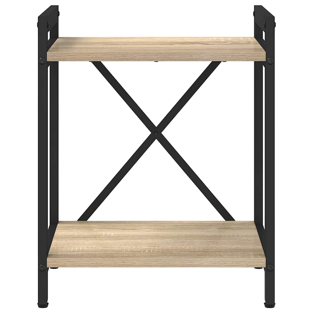 vidaXL Bookshelf Sonoma Oak 40 x 30 x 50 cm Engineered Wood