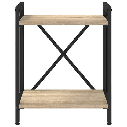 vidaXL Bookshelf Sonoma Oak 40 x 30 x 50 cm Engineered Wood