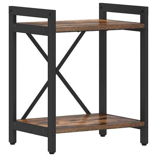 vidaXL Bookshelf 40 x 30 x 50 cm Engineered Wood Smoked Oak