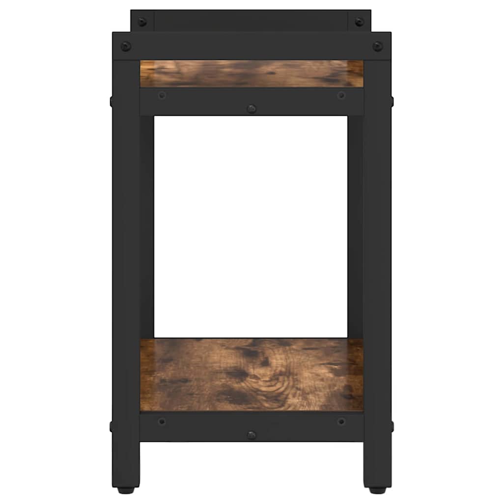 vidaXL Bookshelf Smoked Oak 40 x 30 x 50 cm Engineered Wood