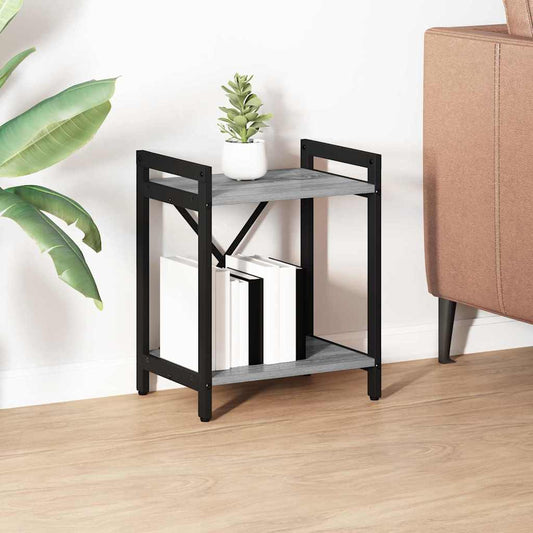 vidaXL Bookshelf 40 x 30 x 50 cm Engineered Wood Grey sonoma