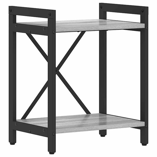vidaXL Bookshelf 40 x 30 x 50 cm Engineered Wood Grey sonoma