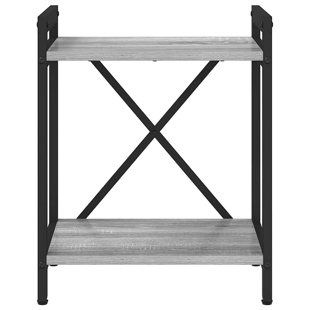 vidaXL Bookshelf Grey sonoma 40 x 30 x 50 cm Engineered Wood