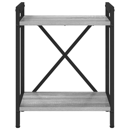 vidaXL Bookshelf Grey sonoma 40 x 30 x 50 cm Engineered Wood