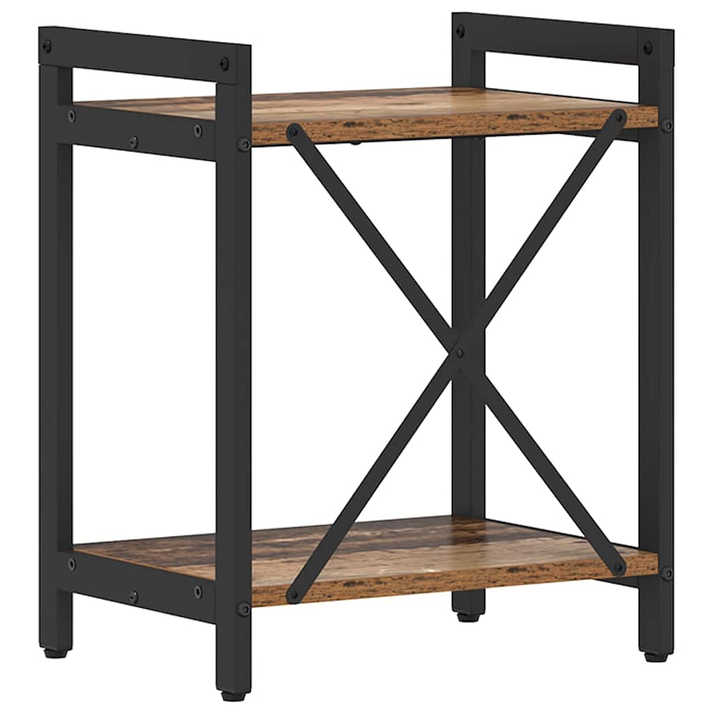 vidaXL Bookshelf Old wood 40 x 30 x 50 cm Engineered Wood