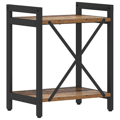 vidaXL Bookshelf Old wood 40 x 30 x 50 cm Engineered Wood