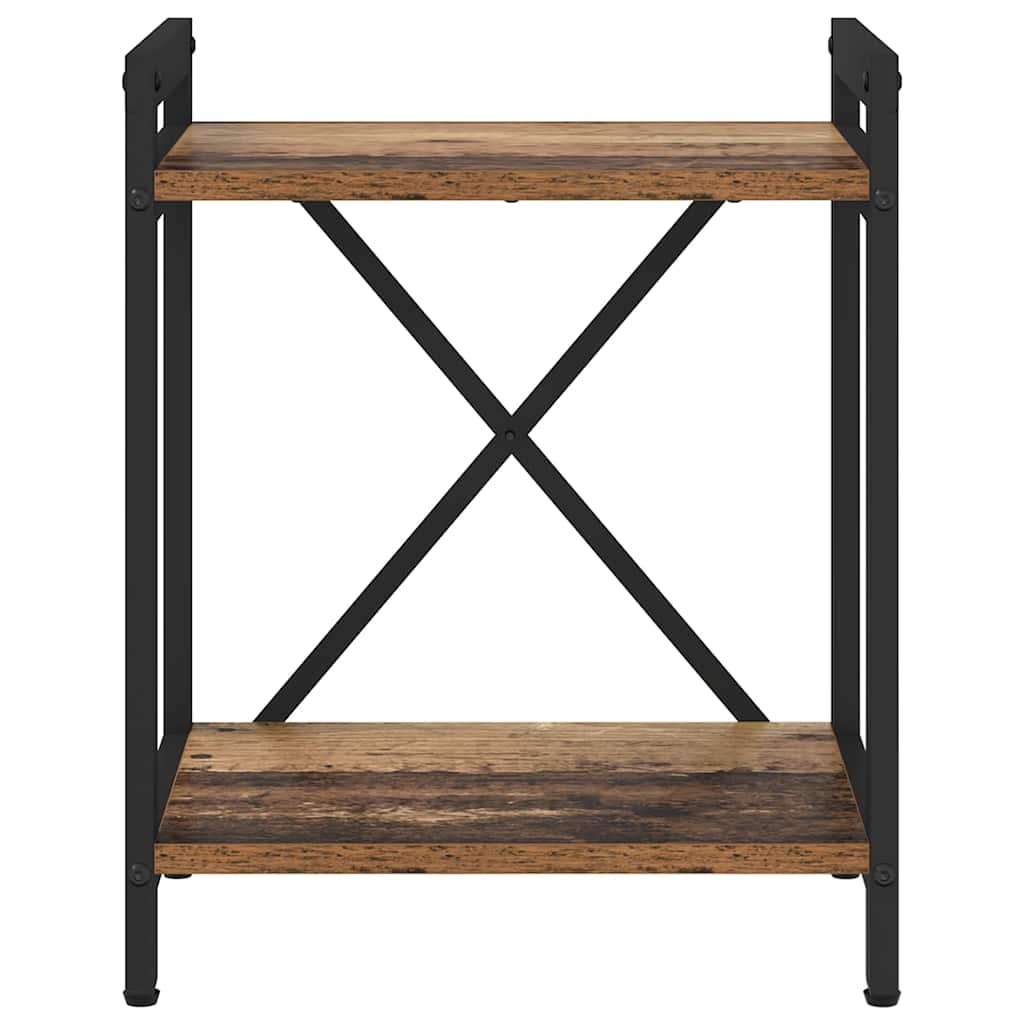 vidaXL Bookshelf Old wood 40 x 30 x 50 cm Engineered Wood