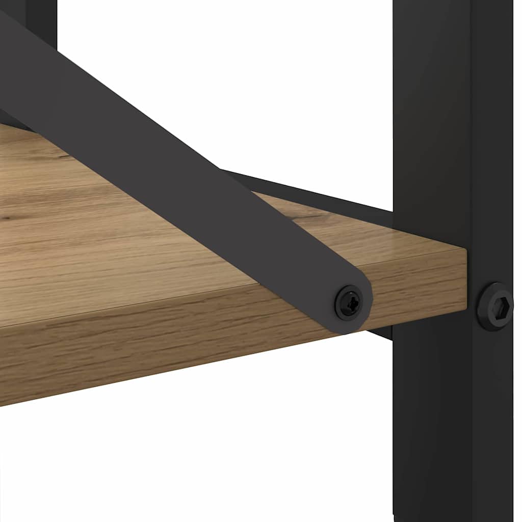 vidaXL Bookshelf 40 x 30 x 50 cm Engineered Wood Artisan Oak
