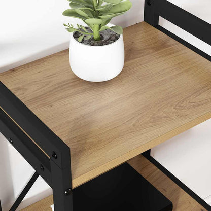 vidaXL Bookshelf 40 x 30 x 50 cm Engineered Wood Artisan Oak