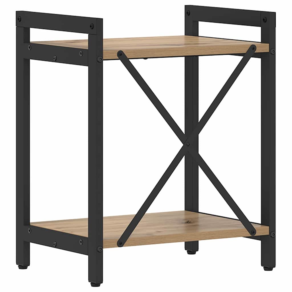 vidaXL Bookshelf 40 x 30 x 50 cm Engineered Wood Artisan Oak